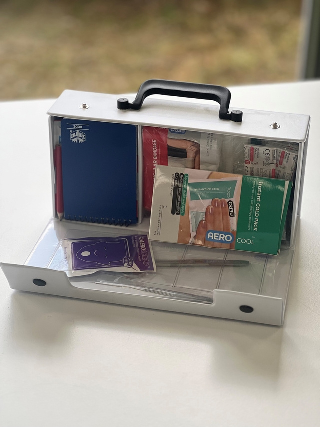 Car Kit - Hard Pack first aid kit (Open View)