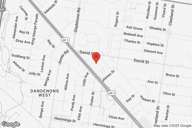 Map of Dandenong location