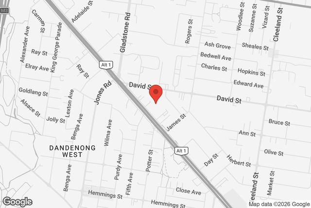 Map of Dandenong location