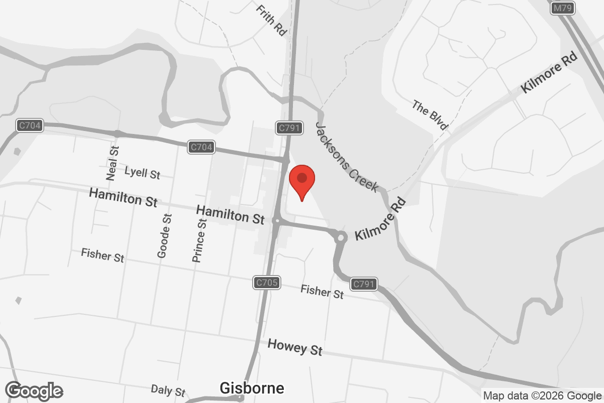 Map of Gisborne location