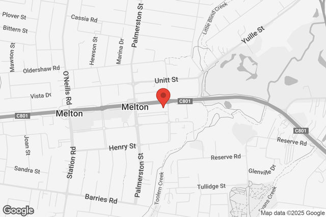 Map of Melton location