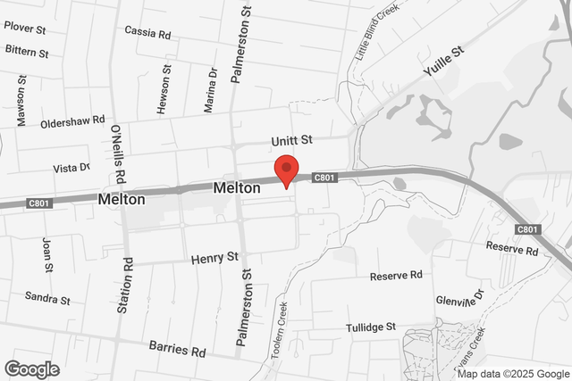 Map of Melton location