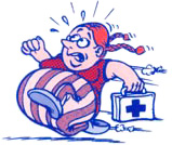 First Aid Management Mascot